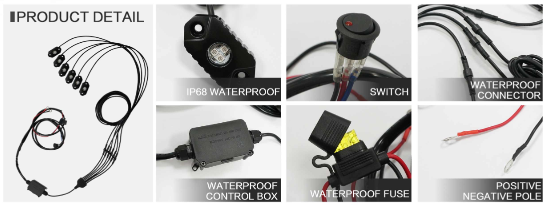 Aurora 6 piece colour changing light kit - Image 9