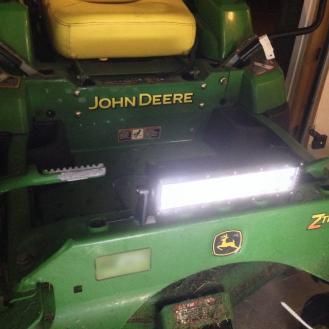cree dual row light bar flood beam 12″ lens