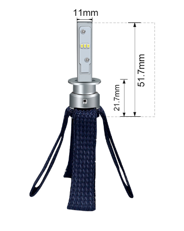 Aurora h3 led headlight bulb kit - Image 3
